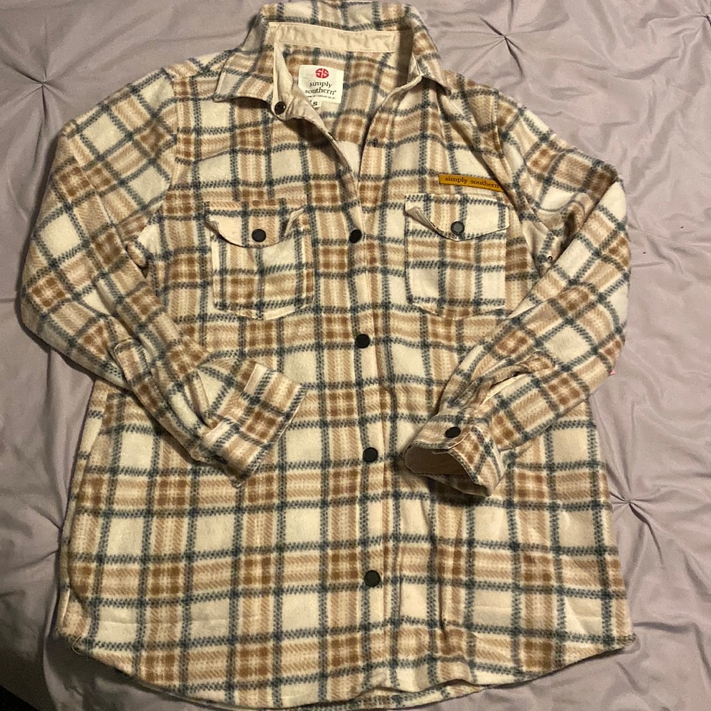 Simply southern flannel long sleeve